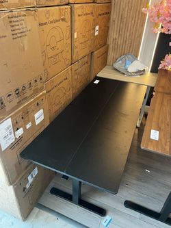 63" Black Electric Standing Desk