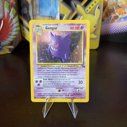 Gengar Fossil Pokemon Card 
