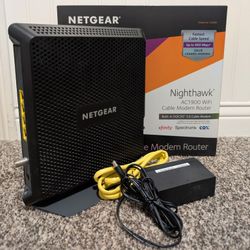 Netgear Nighthawk Ac100 WiFi Cable Modem Router