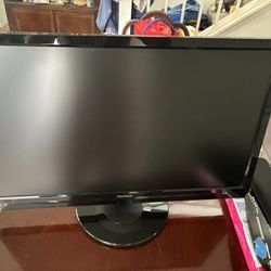  ViewSonic 27” Monitor And Logitech Keyboard