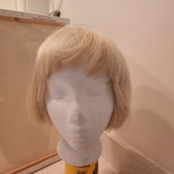 Golden Blonde Bobbed Costume Wig
