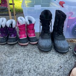 Girls And Men’s Boots