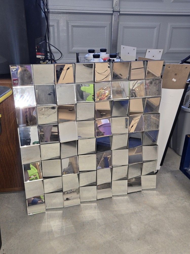 2 Large 3d Mirrors 4 Sale