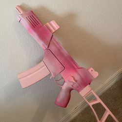 Custom Pink Splatter Ball Blaster