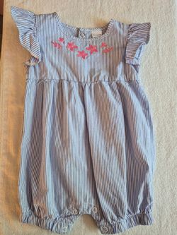 NEW! Baby Girl Dressy Romper,  Size 6 months