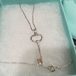 Beautiful Heart Key Tiffany And Co Necklace 