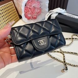 Black coin purse