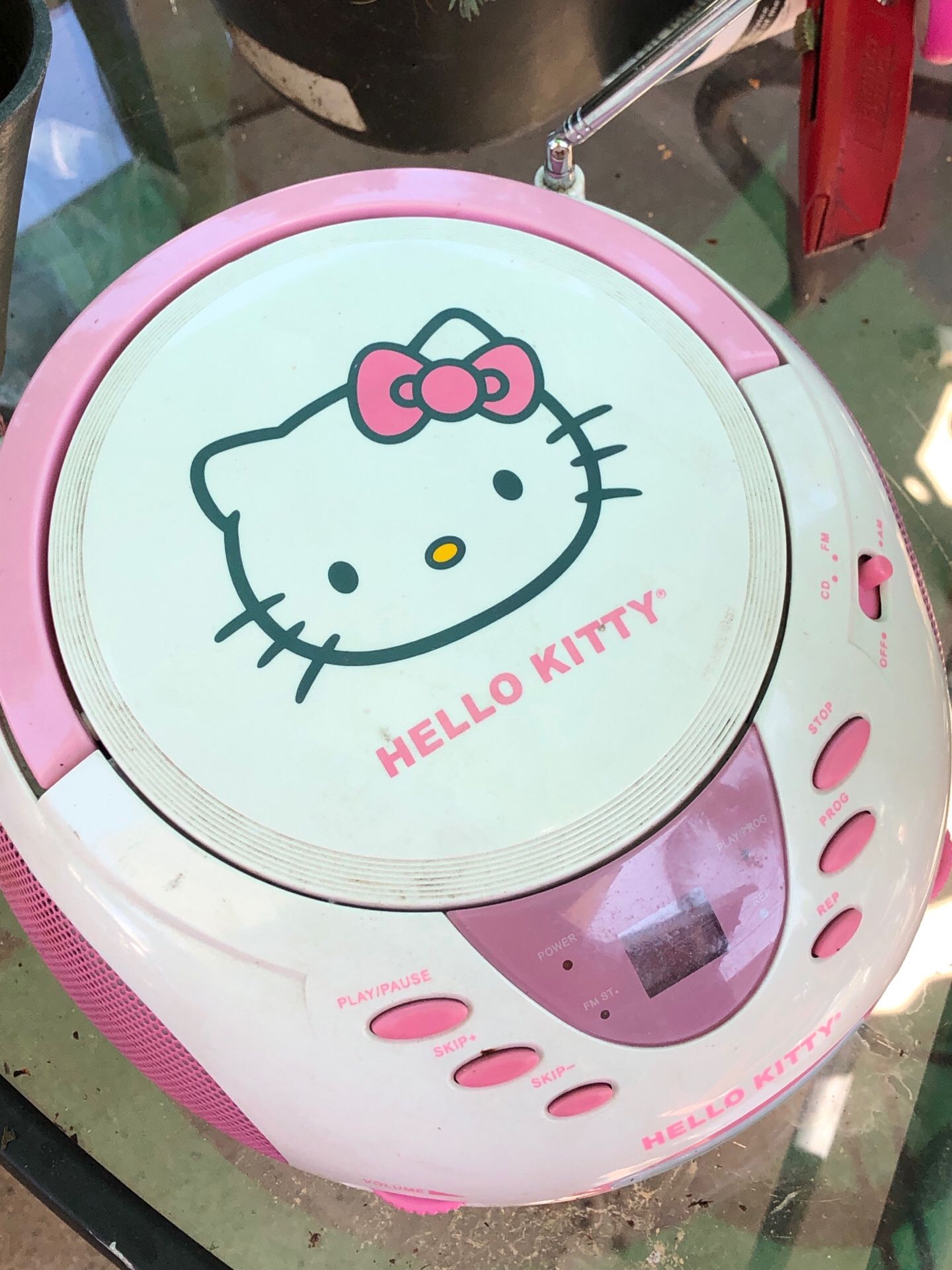 Hello kitty CD player and radio