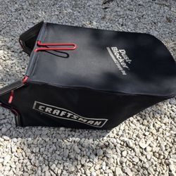 Craftsman Dust Blocker EZ Empty Push Lawn Mower Bag Grass Catcher Bag And Frame
