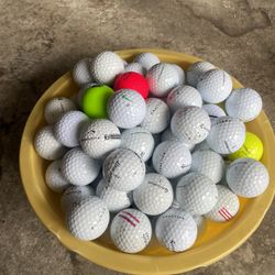 Golf Balls, Used, Assorted