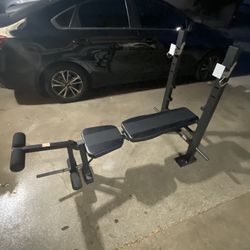 Weight Rack And Bench 