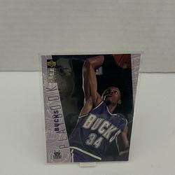 Ray Allen 1996-97 Upper Deck Collector's Choice Playbook, Card #38