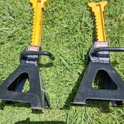 2 Used Craftsman 4 Ton 8000 lbs Capacity Jack Stands