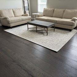 Beige Sofa And Loveseat 