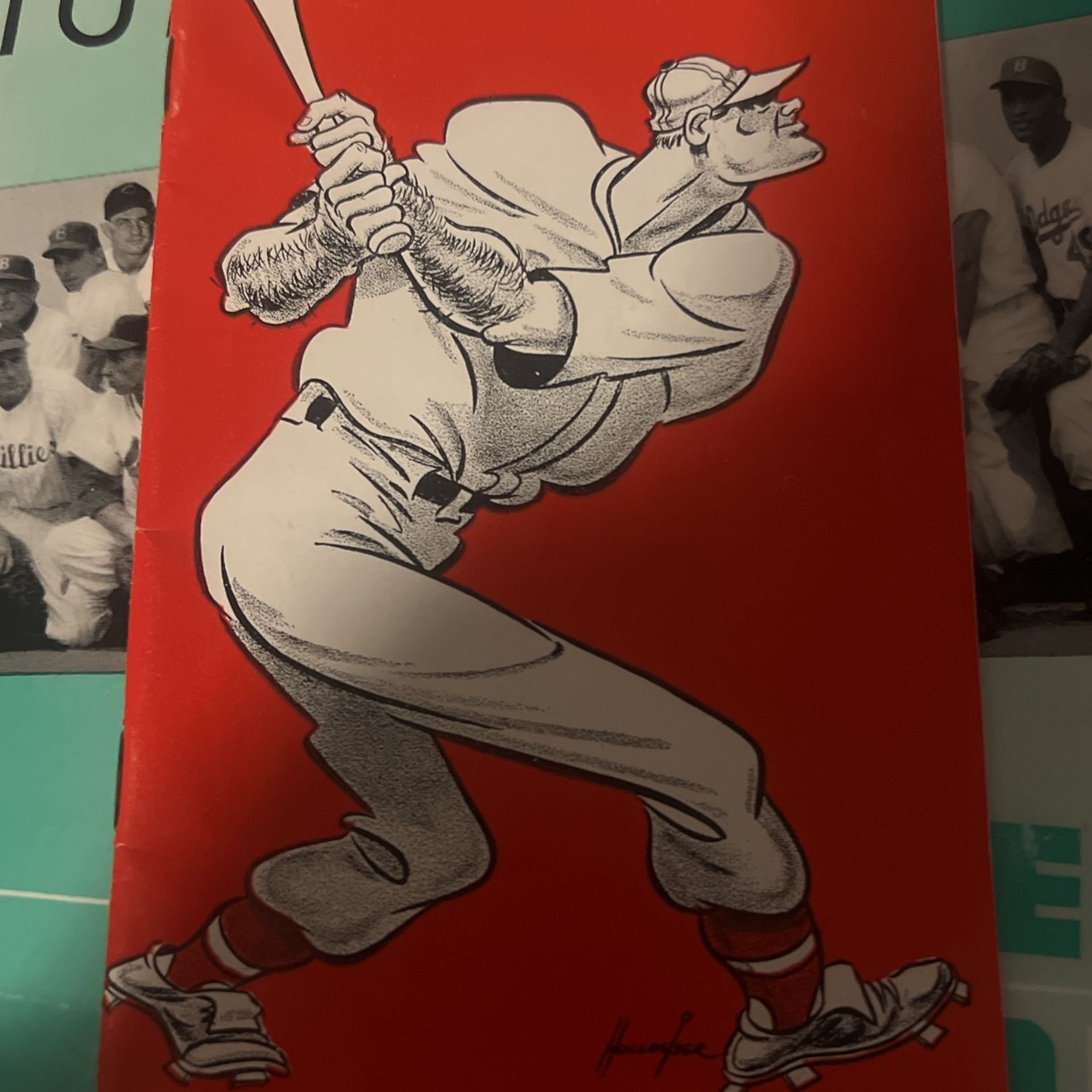 ANTIQUE 1955 BASEBALL BOOK
