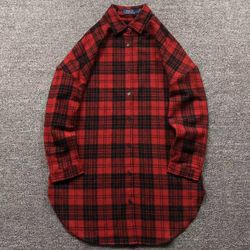 Ralph Lauren Red Plaid Button Down Shirt