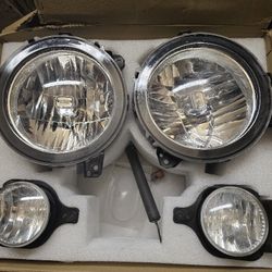 2019 Jeep Wrangler Headlights and Fog lights 