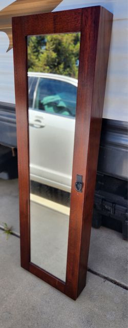 Mirrored Jewelry Armoire
