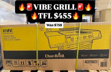 Char-Broil Vibe 4-Burner Gas Grill-Griddle