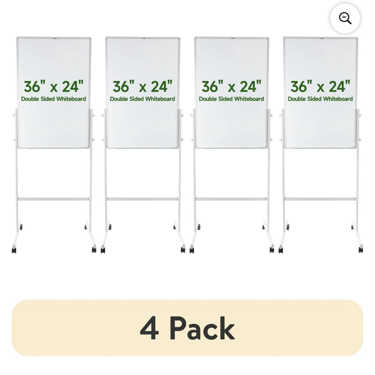 Pen Gear Mobile Dry Erase Board 4 Pack