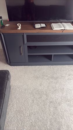 TV Stand with cabinets and compartments