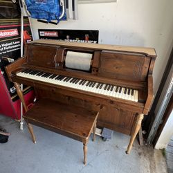 Wurlitzer Model 1203 Upright Player Piano