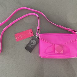 BRAND NEW Shocking Pink Patent Leather Vince Camuto Handbag