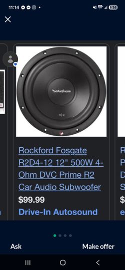 12 Inch Rockford With Box