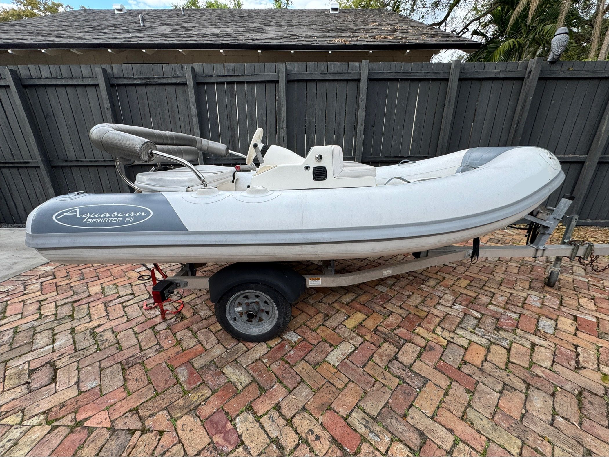 Aquascan 11ft RIB Jet Boat Dinghy Tender