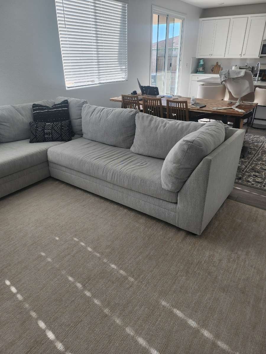 Ashley RAF Large Sectional Sofa With Ottoman