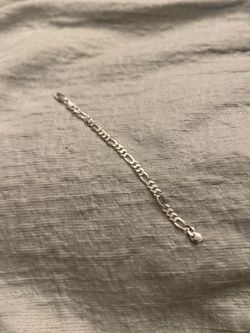 8 in., 7mm 925 Silver Figaro Link Bracelet