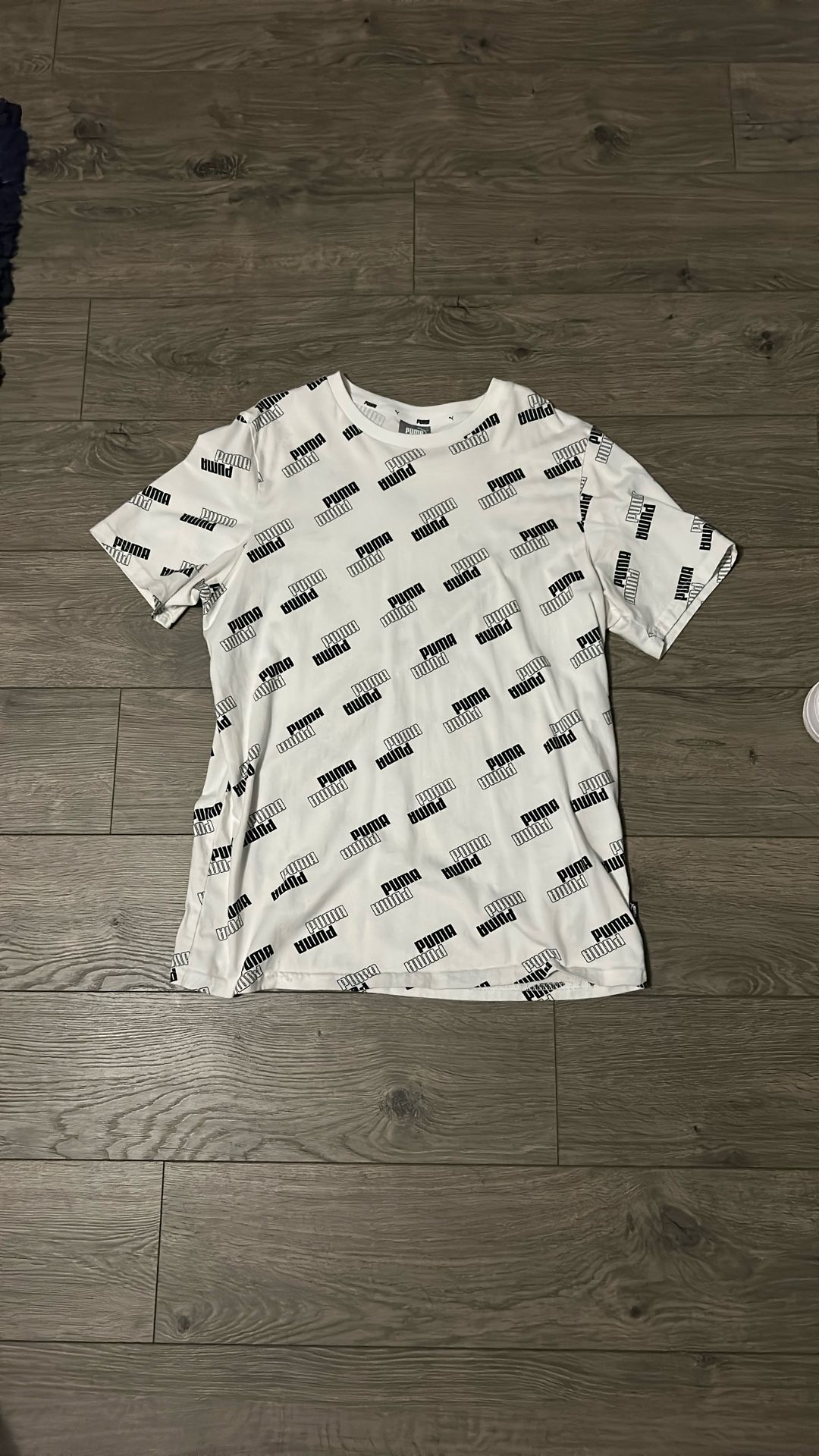 Small White Puma Tee