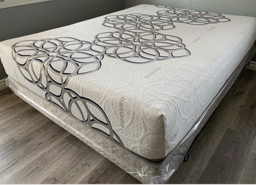 Queen Sky Comfort Bamboo Cool Gel Memory Foamm Matres!