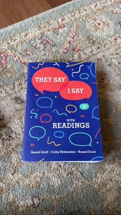 They Say I Say with Readings Book