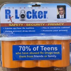 The Original Rx Bottle Locker Prescription Medicine Safe