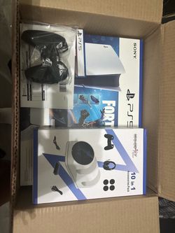 Sony PS5 Console Bundle with Spiderman Accessories