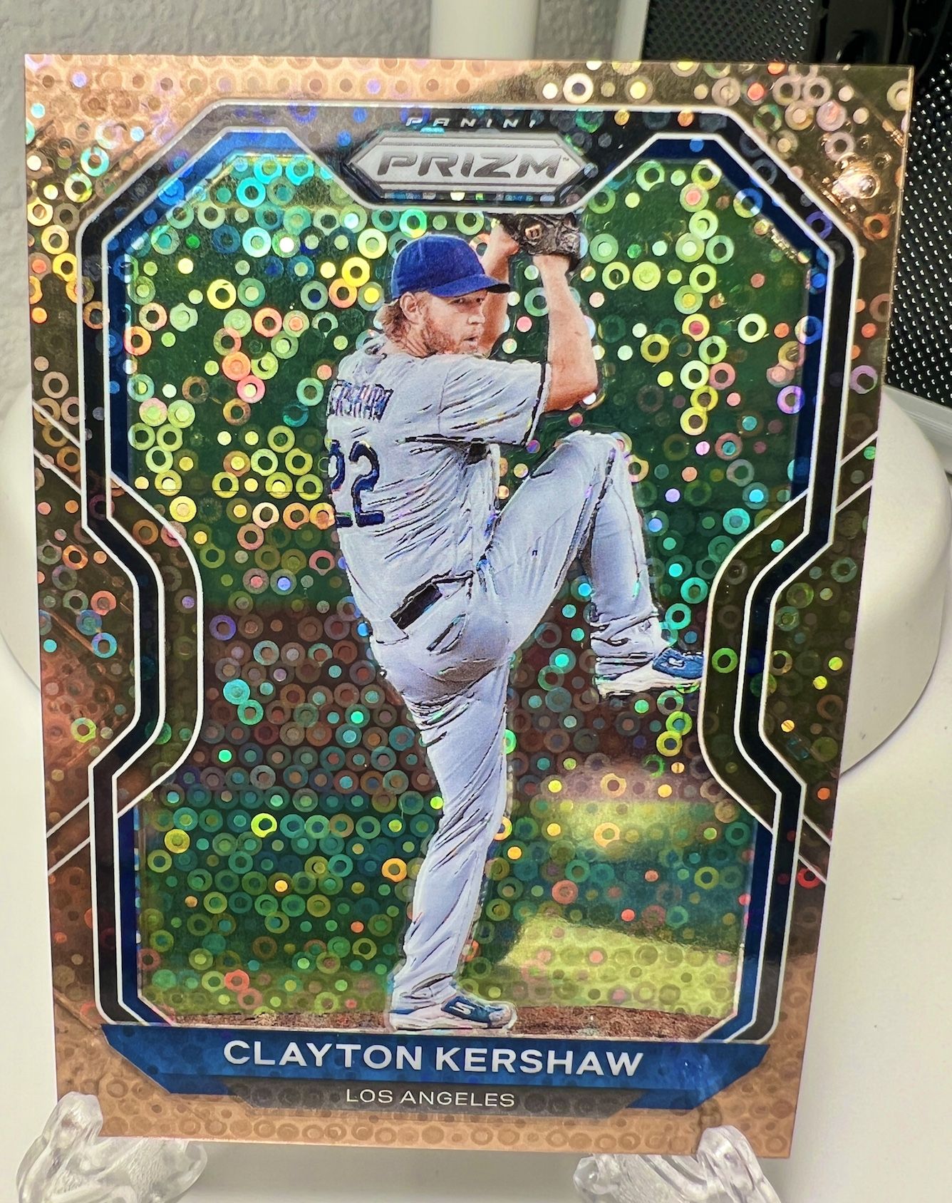 Clayton Kershaw Dodgers Donut Circles Bronze Disco #/40