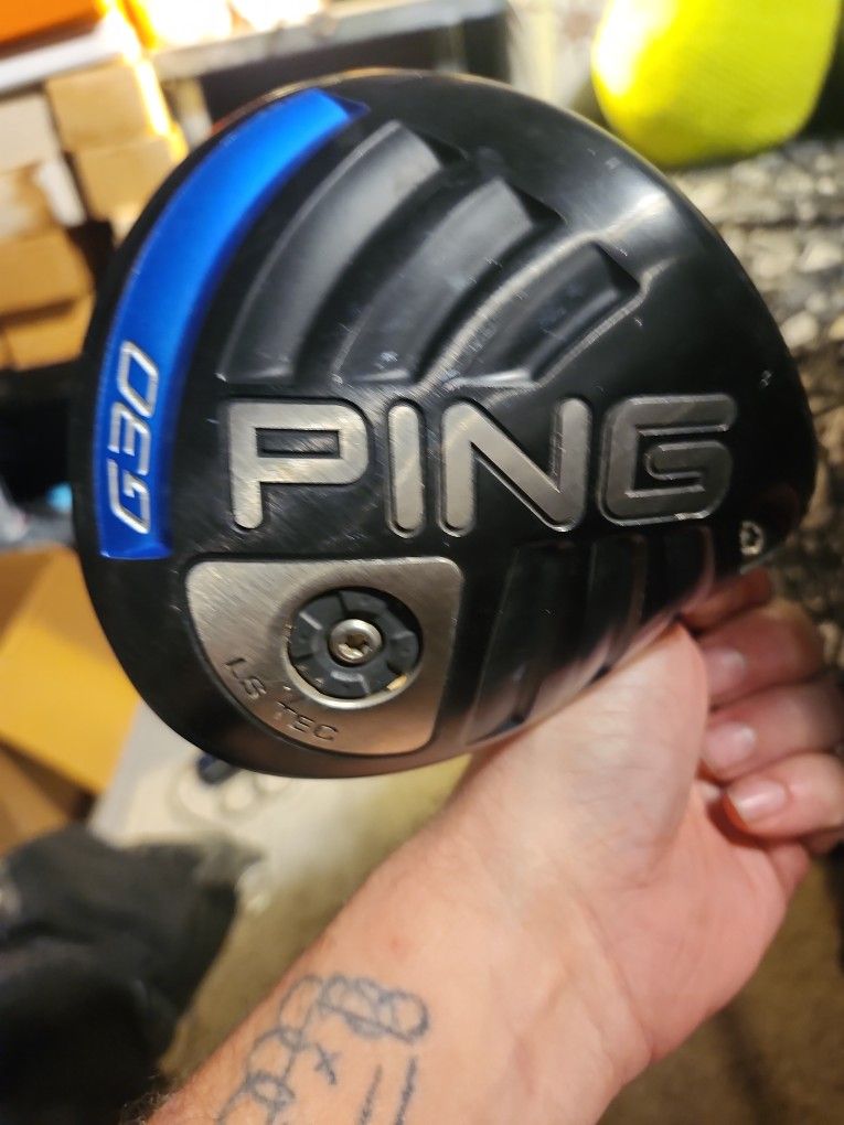 PING G30 Driver 9 Degrees TFC 419 Graphite Shaft X-Stiff Flex 40610G