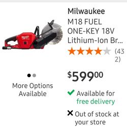 Milwaukee M18 Fuel Metal Saw