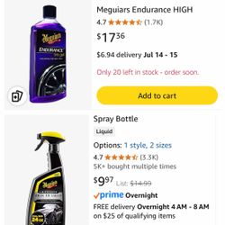 Meguiar's Ultimate Quik Detailer Meguiar’s Tire Gel