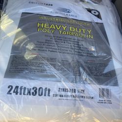 Heavy Duty Poly Tarp 24x30 
