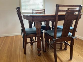 Solid oak table