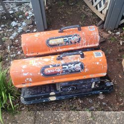 Dyna-Glo Pro 80,000 BTU Forced Air Propane Portable Heater For parts or repair 