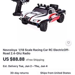 White And Red R/c Car