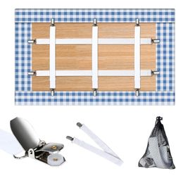 Table Cloth Holder Clips Hidden Straps 5 Pack