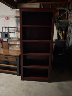 Tall 5 tier bookshelf
