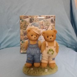 Cherished Teddies by Enesco - Ernest And Bugsy Figurine - The Upstairs Bears 