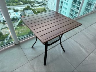 VICLLAX 27.5” Square Outdoor Patio Table