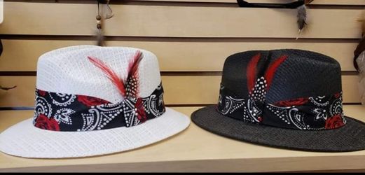 Rat Rod Rockabilly Greaser Derby Fedora Panama Hat