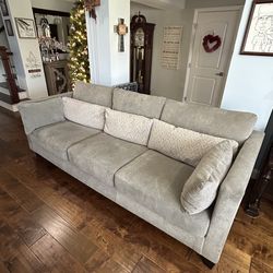 Couch, oversized chairs (2) & ottomans (2) for sale